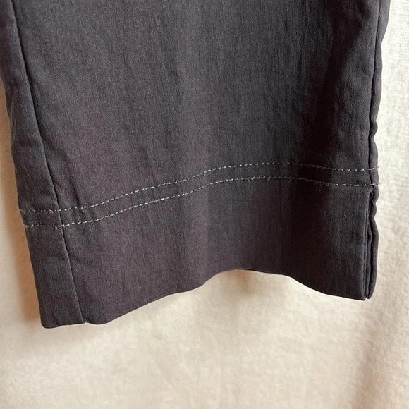 Stehmann Women's Ina Straight Stretch Pull On Grey Pants Size 4 - Picture 5 of 12